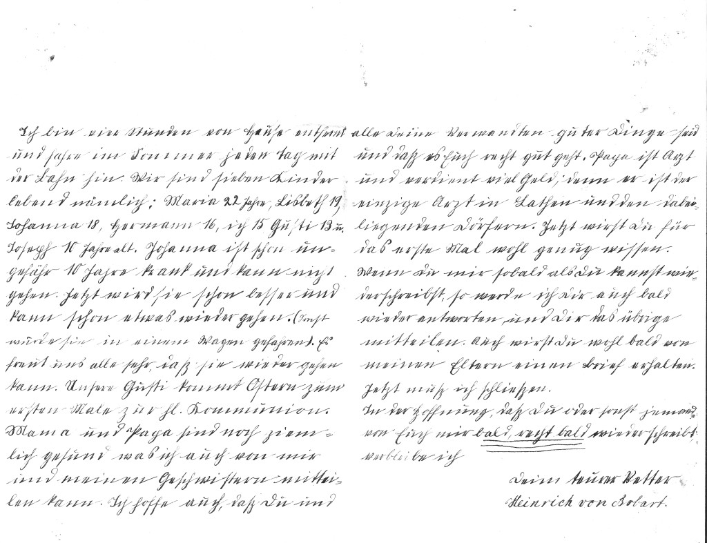1905 ltr from Heinrick to Mary_pgs 2 and 3